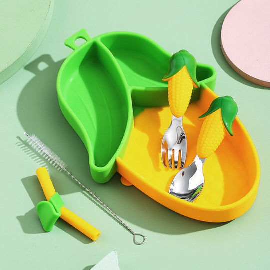 Assiette pour Tout-Petits avec Ventouse Pratique 6
