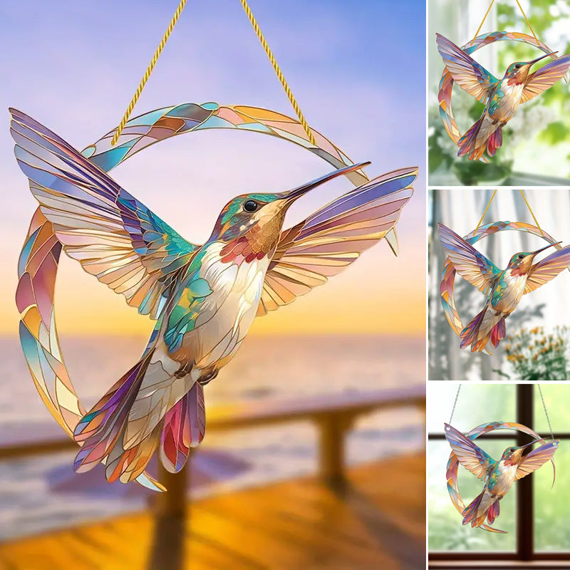 Attrape-soleil en cristal Colibri pour la maison et le jardin 4