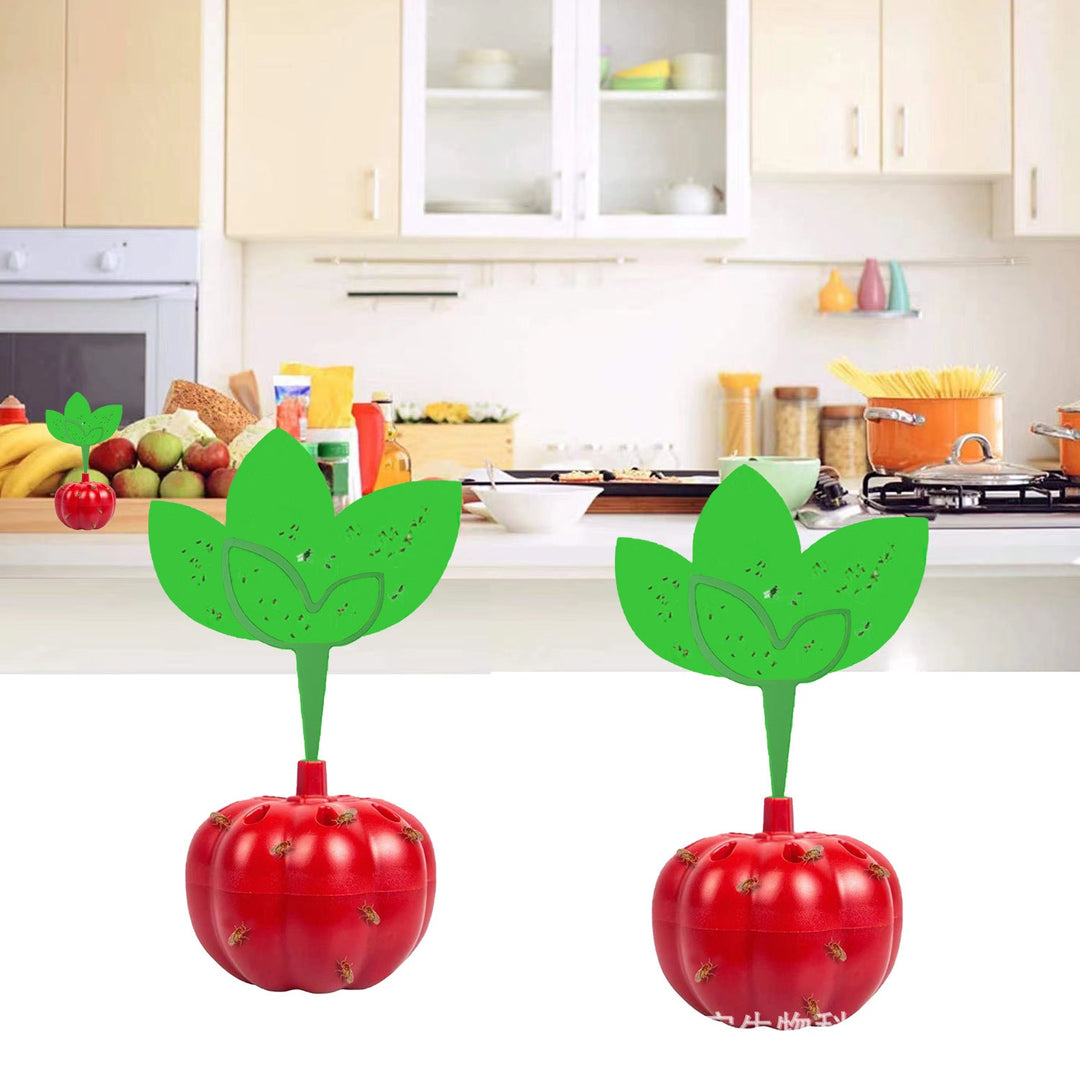 Attrape Mouche Maison Design Tomate Réutilisable pour Cuisine et Espaces Extérieurs 1