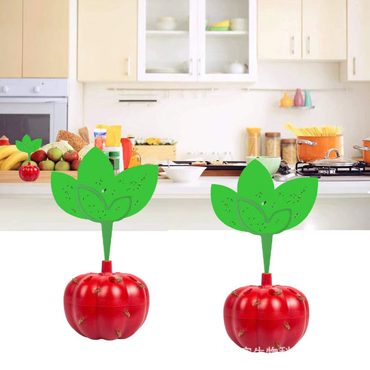 Attrape Mouche Maison Design Tomate Réutilisable pour Cuisine et Espaces Extérieurs 1