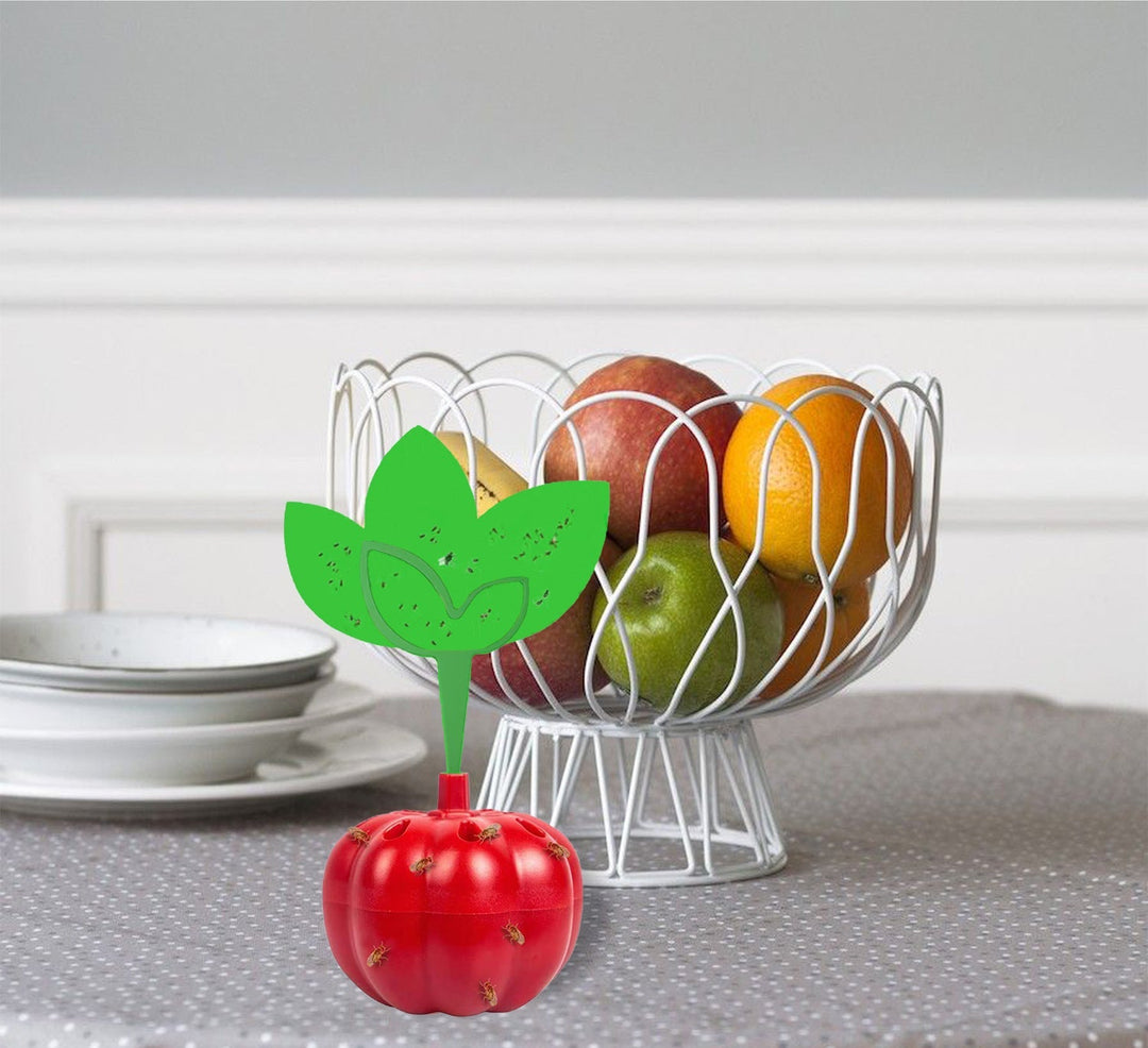 Attrape Mouche Maison Design Tomate Réutilisable pour Cuisine et Espaces Extérieurs 3