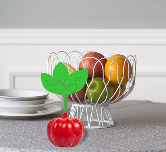Attrape Mouche Maison Design Tomate Réutilisable pour Cuisine et Espaces Extérieurs 3