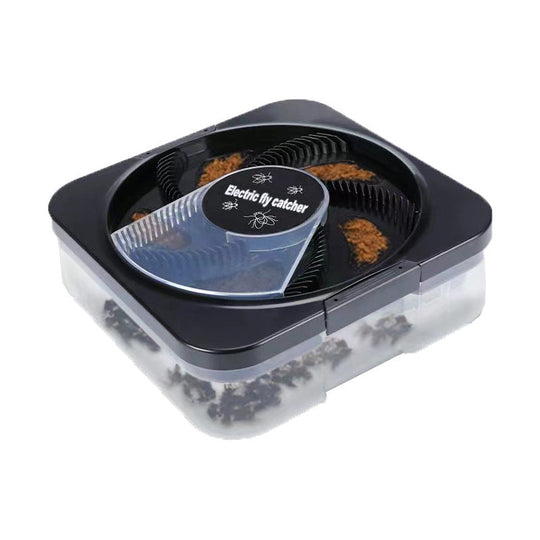 Attrape Mouches Électrique Compact avec Bac Amovible pour Maison, Piège à Mouche Efficace et Silencieux 4