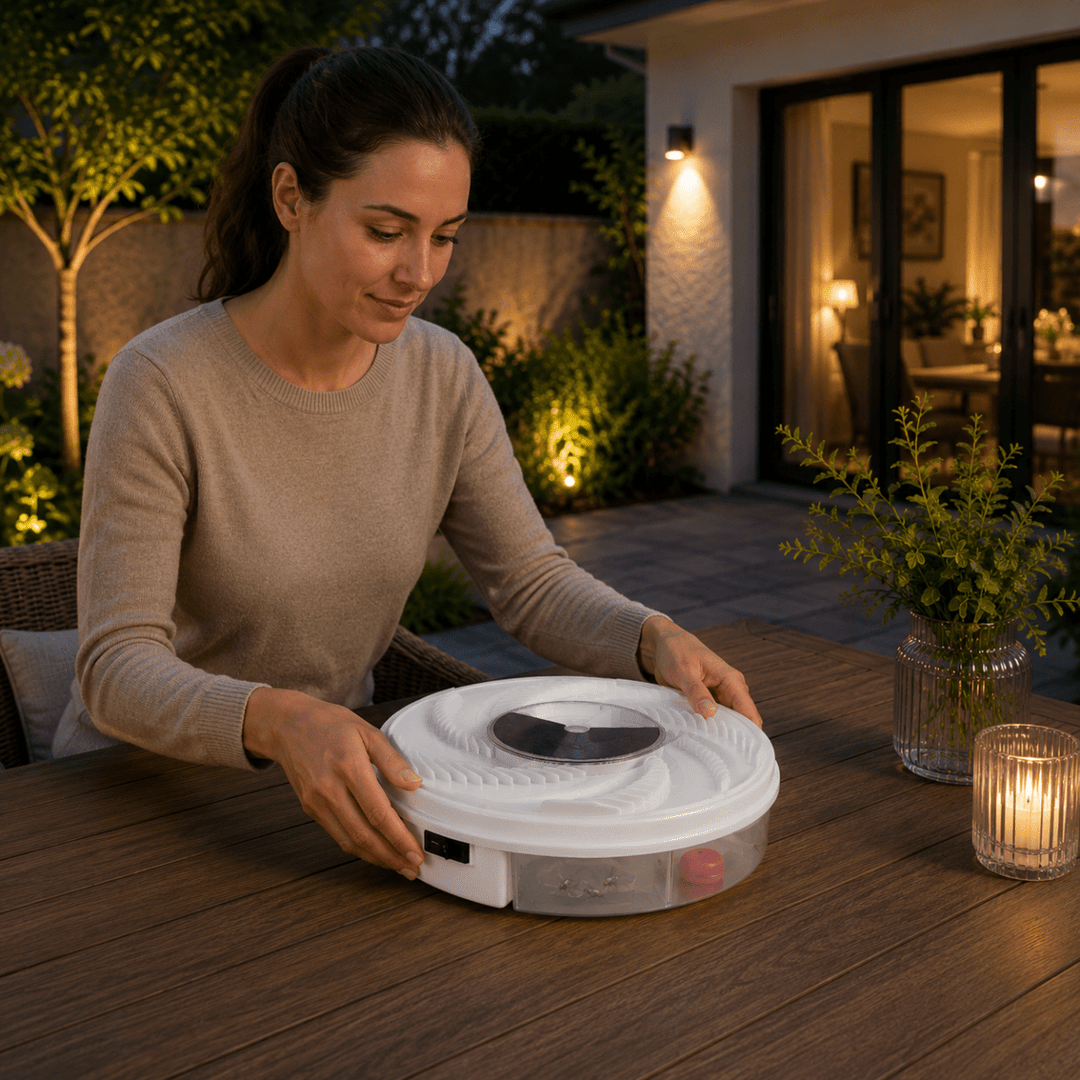 Attrape Mouches Électrique Silencieux pour Intérieur et Extérieur, Piège à Mouche Efficace 1