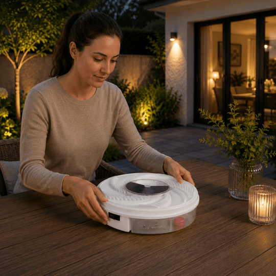 Attrape Mouches Électrique Silencieux pour Intérieur et Extérieur, Piège à Mouche Efficace 1