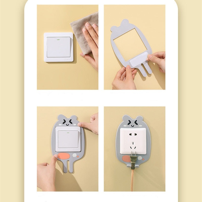 Autocollant Lumineux 3D pour Interrupteur en Dessin Animé 6