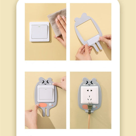 Autocollant Lumineux 3D pour Interrupteur en Dessin Animé 6