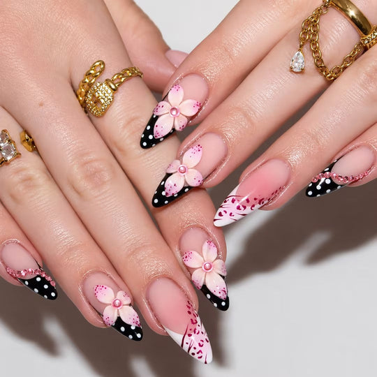 Autocollants pour Ongles Floraux Créatifs - Stickers Ongles 30 Pièces 4