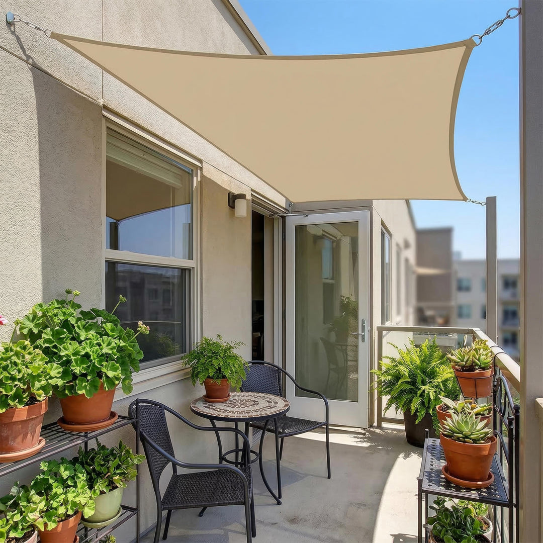 Auvent Rectangulaire Imperméable pour Terrasse et Balcon 1