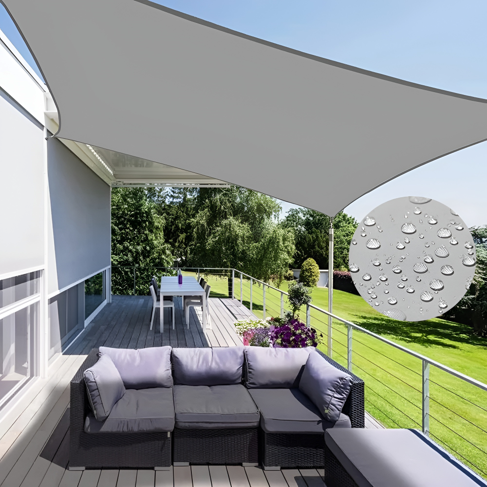 Auvent Rectangulaire Imperméable pour Terrasse et Balcon 4