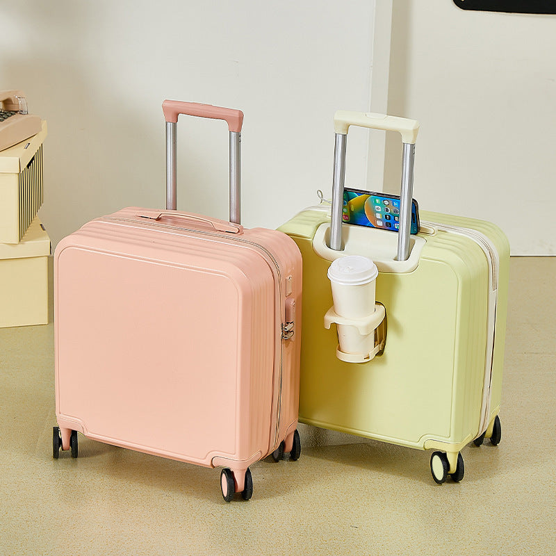 Bagage Cabine Compact Unisexe à Coque Rigide avec Roues Multidirectionnelles 1