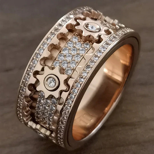 Bague Femme Design Rotatif Moderne 5