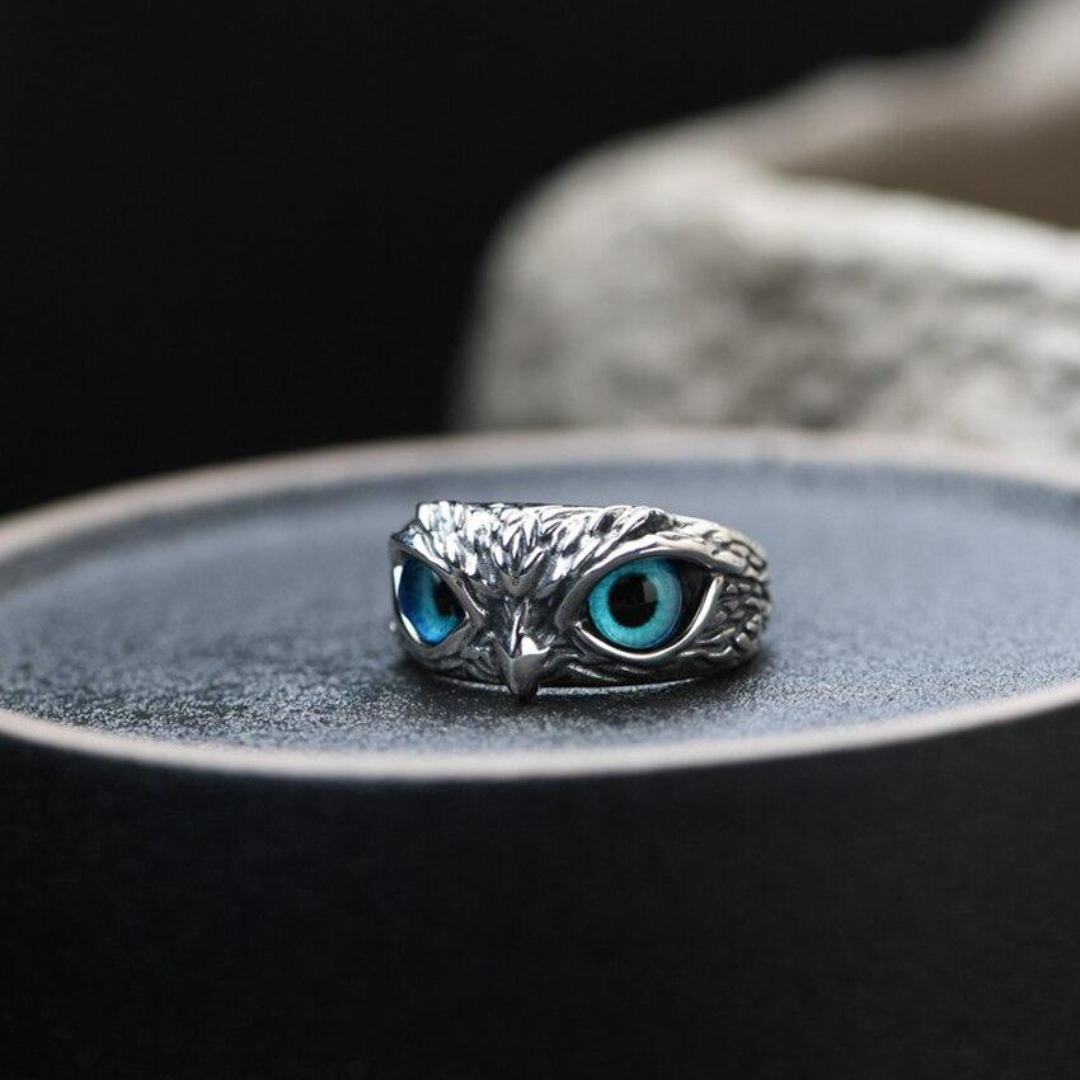 Bague Hibou Opale Femme Chic 2