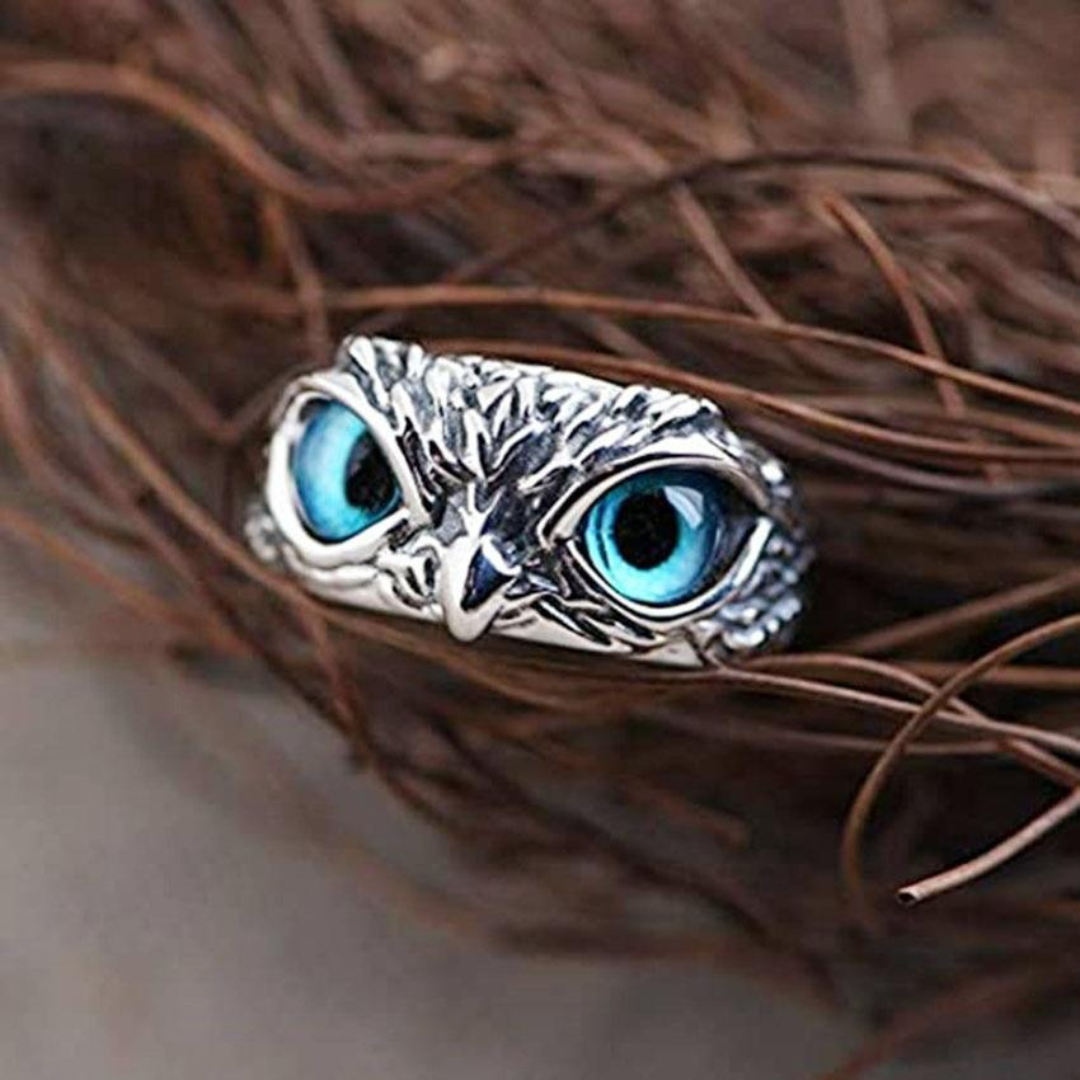 Bague Hibou Opale Femme Chic 3