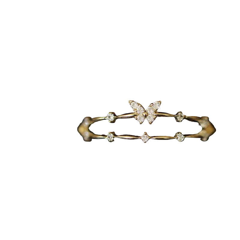 Bague Papillon Ajustable 0