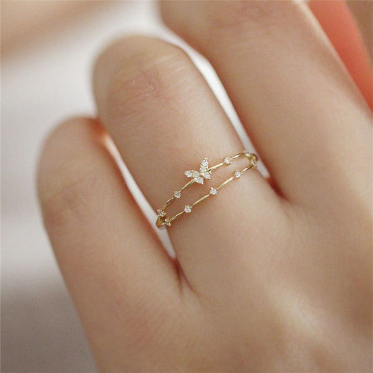 Bague Papillon Ajustable 1