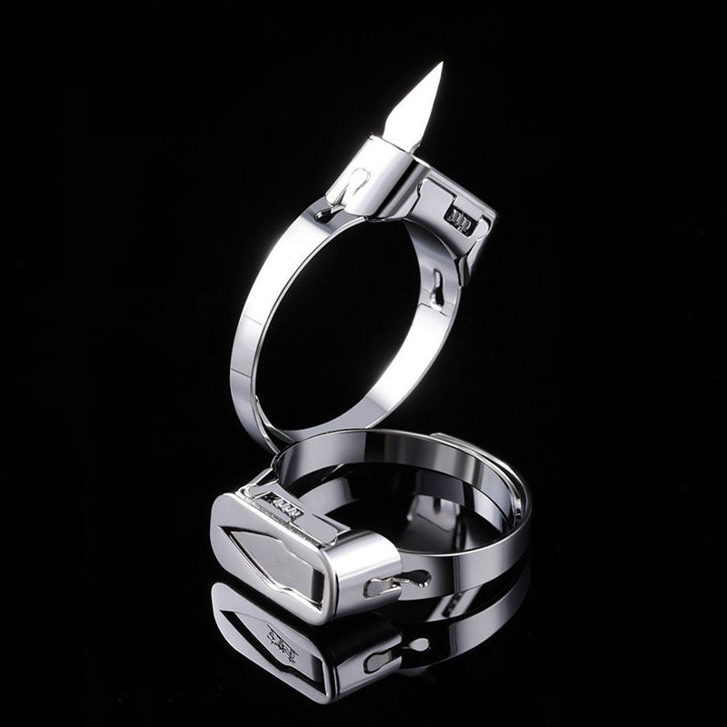 Bague de Survie Multifonctionnelle en Acier Inoxydable 0