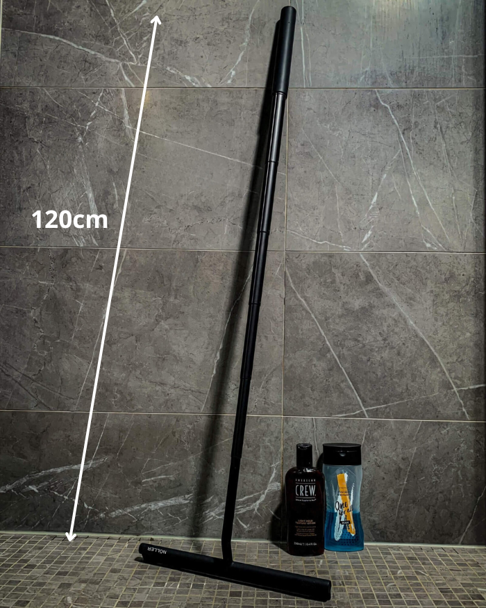 Balai de Douche Télescopique Femme Aluminium Silicone 120 cm 5