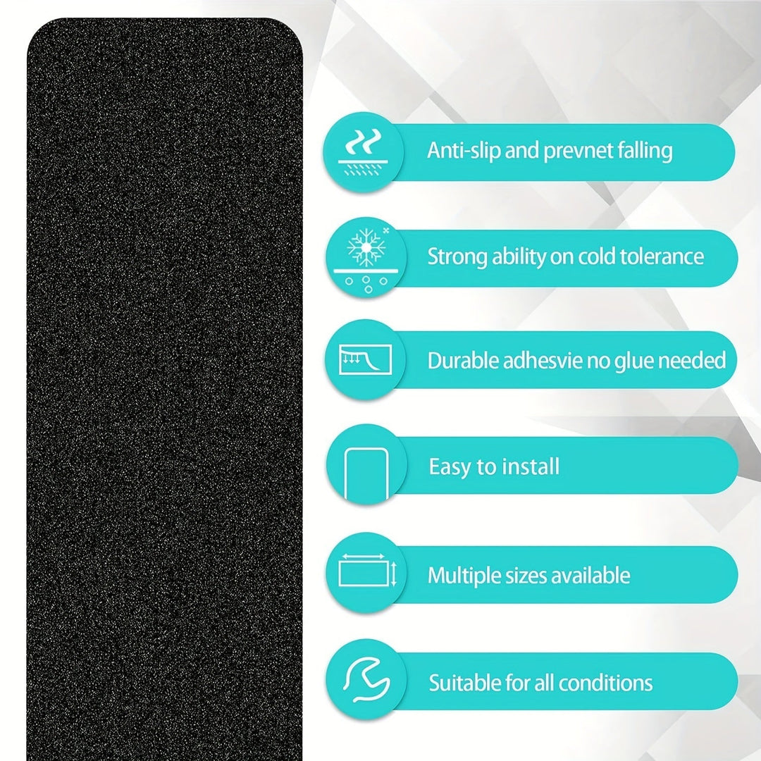 Bandes Antidérapantes pour Escalier - Pack de 10, Adhérence Maximale, Utilisation Intérieure et Extérieure 1