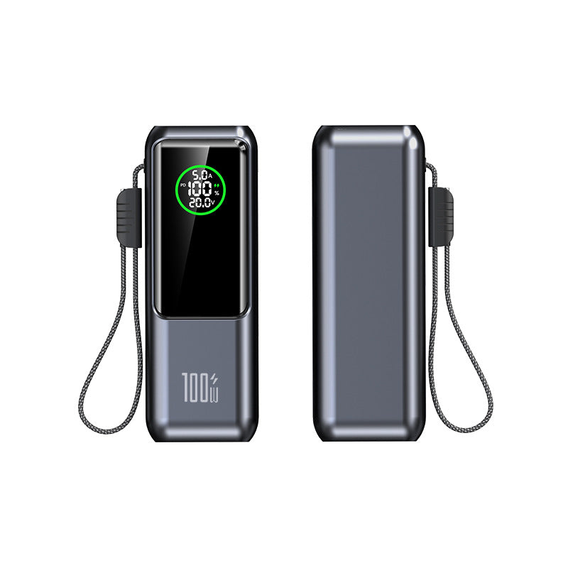 Banque d'alimentation portable avec affichage numérique et charge rapide 4
