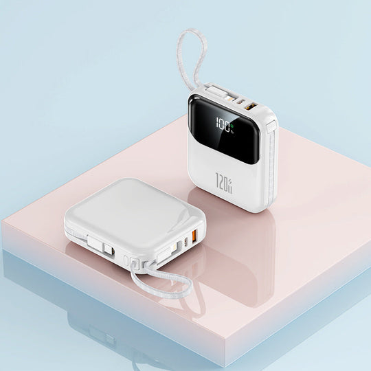 Banque d'alimentation portable avec écran LCD et charge rapide stable 3