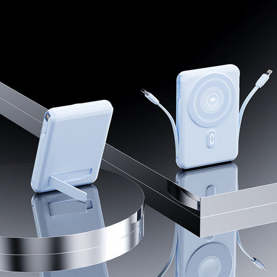 Banque d'alimentation portable avec support intégré et charge rapide 0