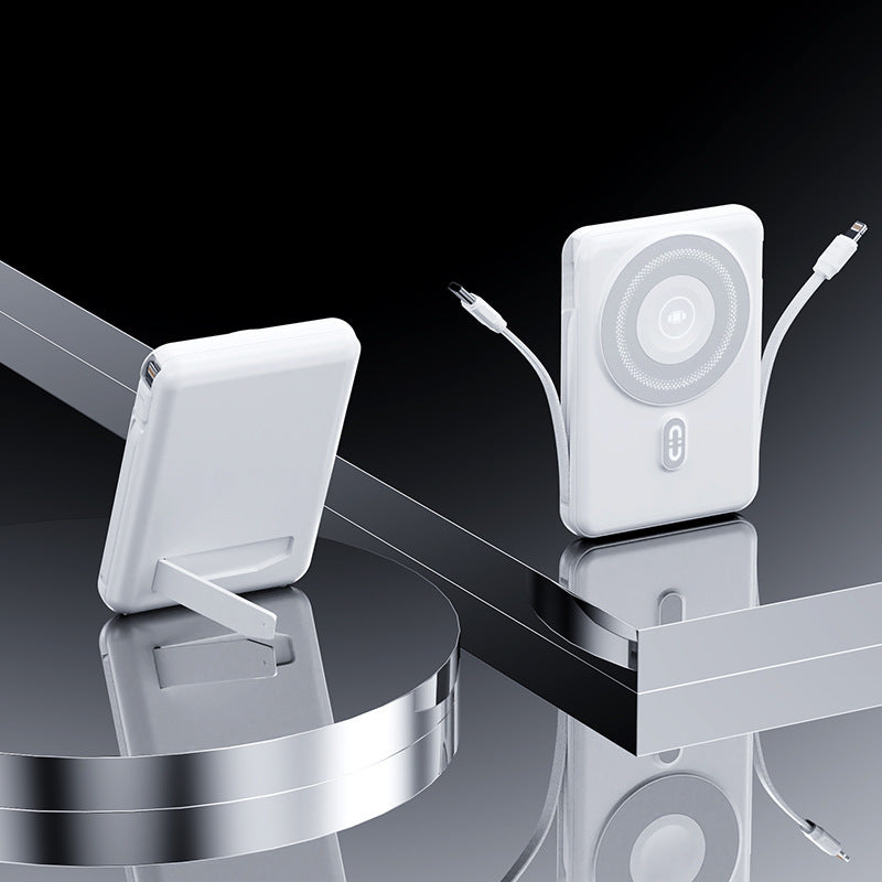 Banque d'alimentation portable avec support intégré et charge rapide 3