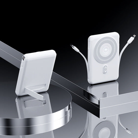 Banque d'alimentation portable avec support intégré et charge rapide 3