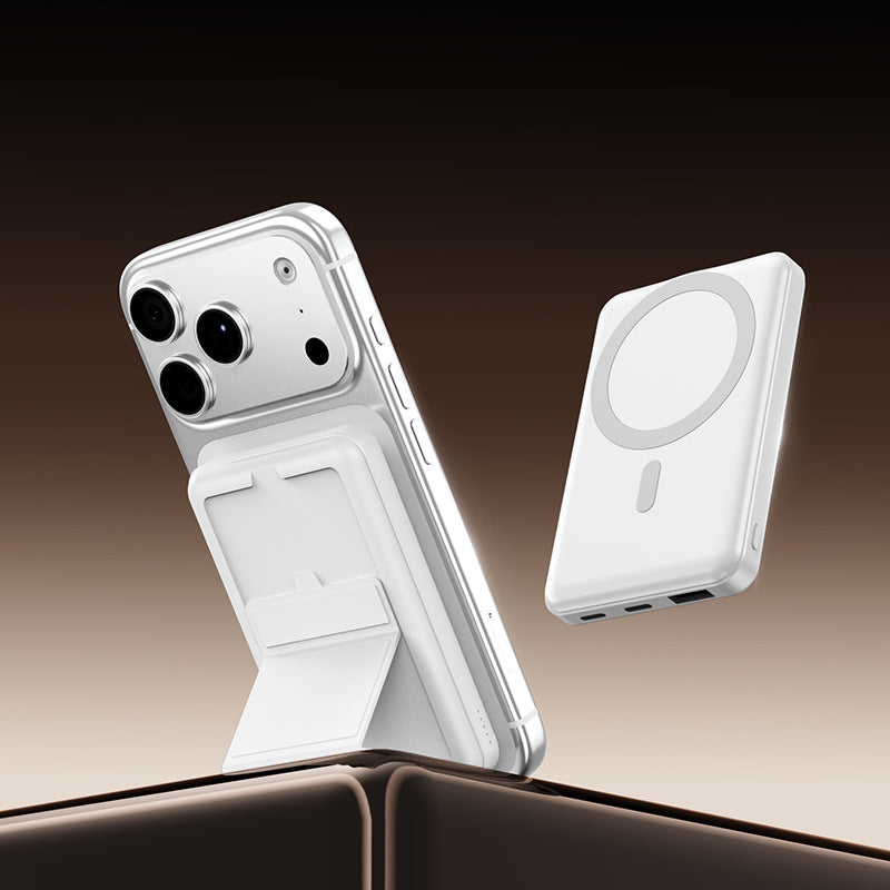 Banque d'alimentation portable avec support intelligent et charge rapide compatible MagSafe 4