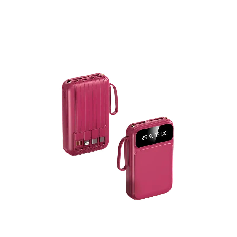 Banque d'alimentation portable compacte multifonction pour hommes et femmes 0
