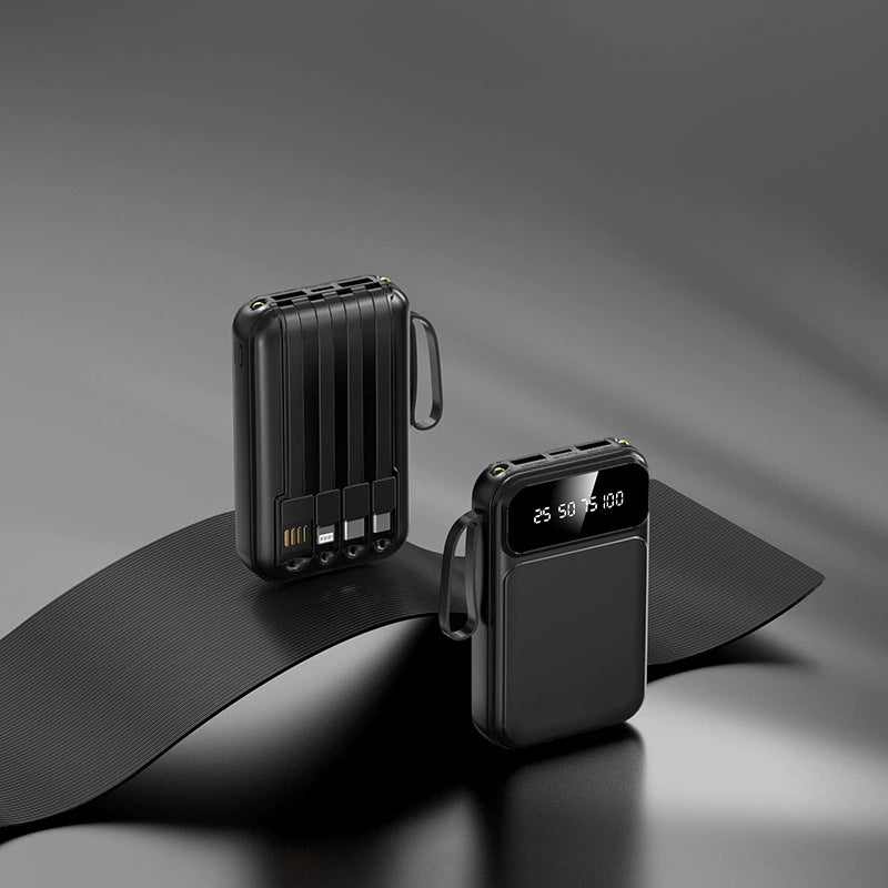 Banque d'alimentation portable compacte multifonction pour hommes et femmes 4