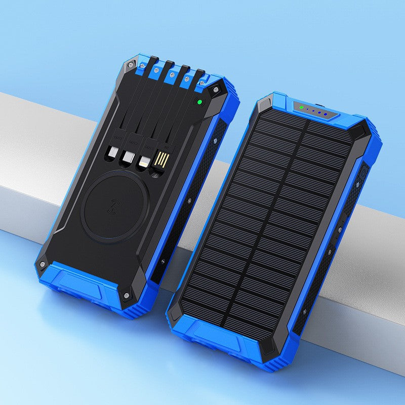 Banque d'énergie portable à recharge solaire pour hommes et femmes 2