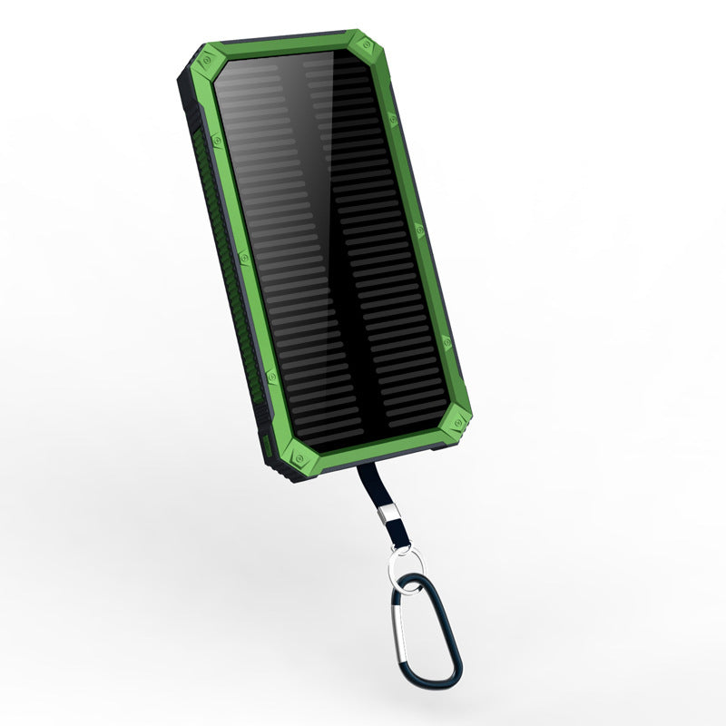 Banque d'énergie portable solaire avec charge rapide et adaptateur sans fil 8