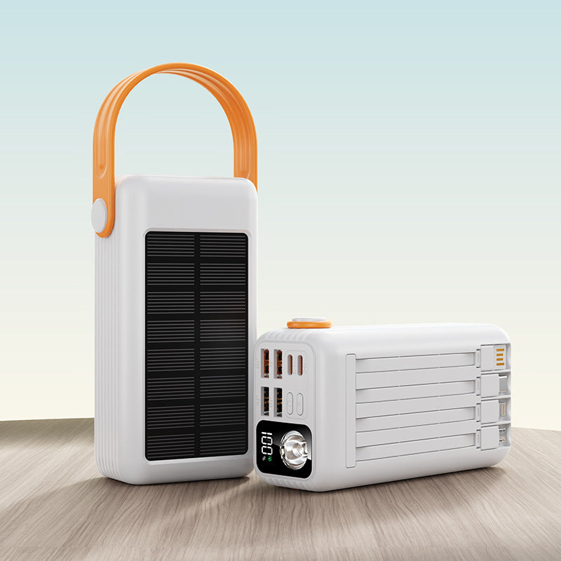 Banque d'énergie solaire portable avec plusieurs ports USB 0