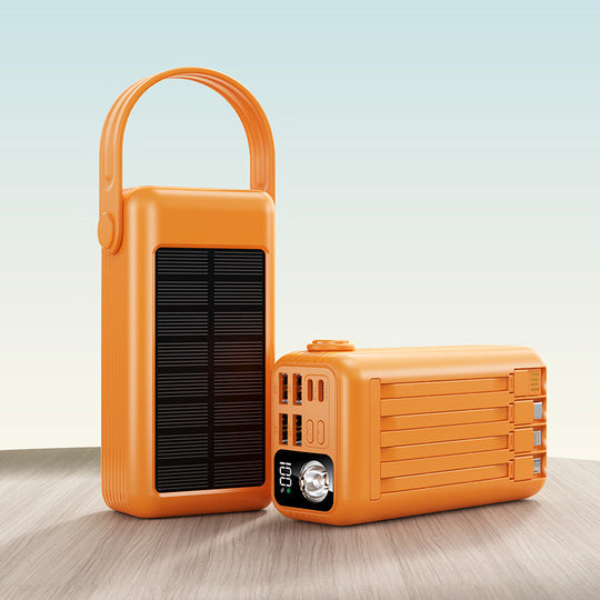 Banque d'énergie solaire portable avec plusieurs ports USB 2