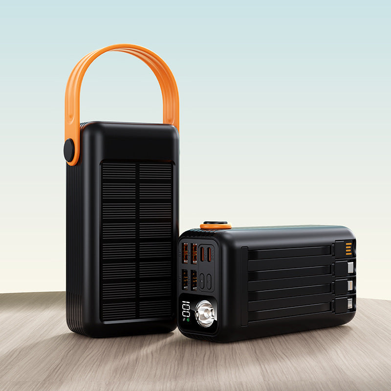 Banque d'énergie solaire portable avec plusieurs ports USB 3