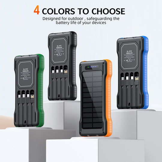 Banque d'énergie solaire portable multifonction pour hommes et femmes 2