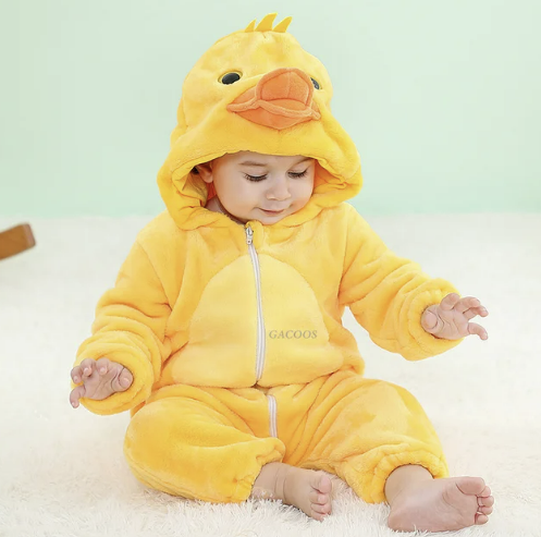 Barboteuse Bébé Animaux Hiver Amusante 13