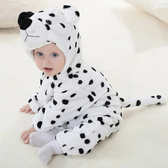 Barboteuse Bébé Animaux Hiver Amusante 6