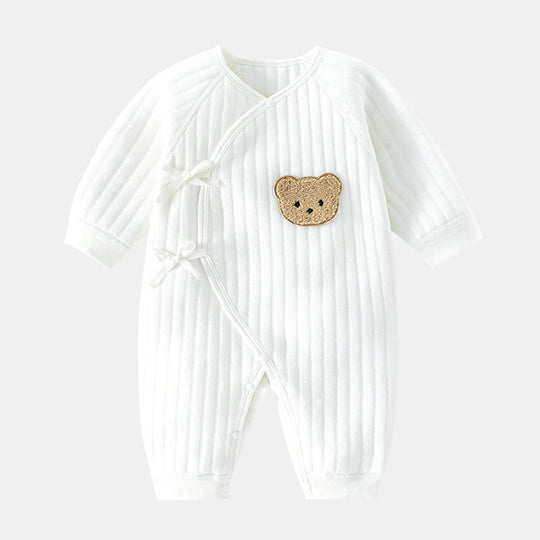 Barboteuse Bébé Hiver avec Design Ours 2