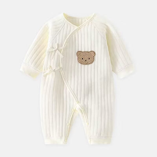 Barboteuse Bébé Hiver avec Design Ours 4