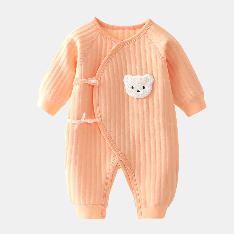 Barboteuse Bébé Hiver avec Design Ours 5