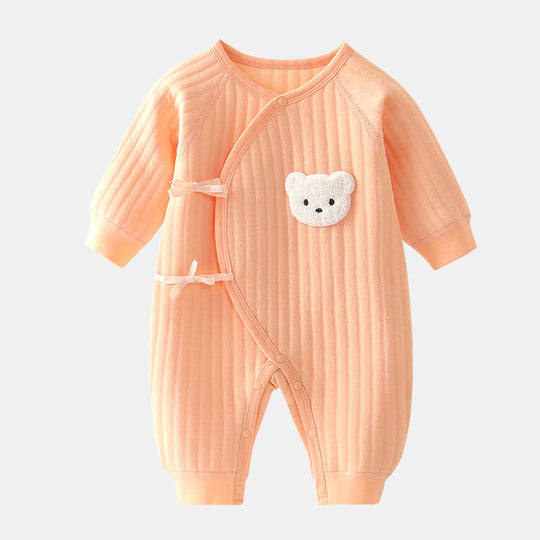 Barboteuse Bébé Hiver avec Design Ours 5
