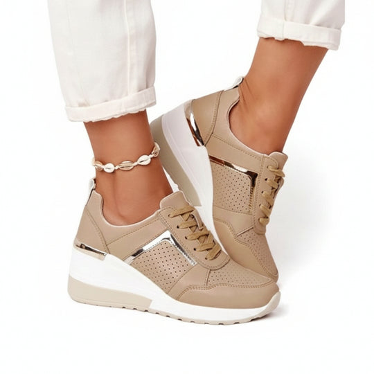 Baskets Compensées Femme Chic 0