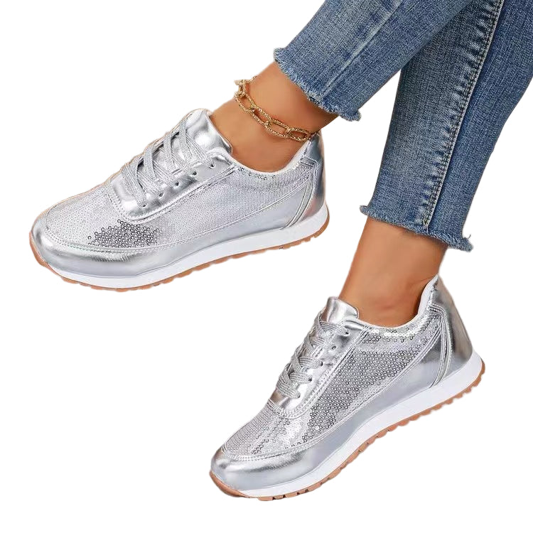 Baskets Femme Design Brillant 0