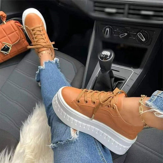 Baskets Femme Mode Semelle Épaisse Tendance 0