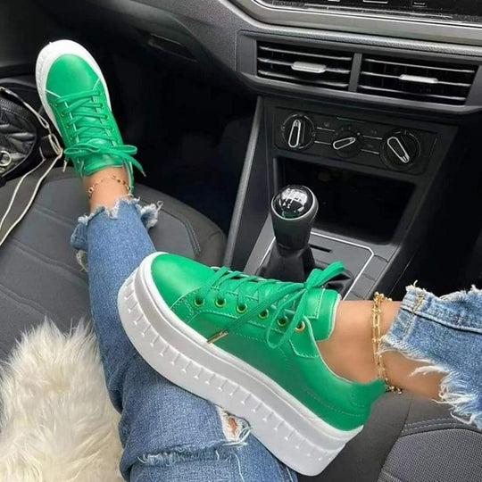 Baskets Femme Mode Semelle Épaisse Tendance 4