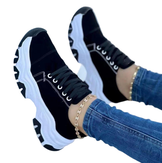 Baskets de Sport Femme à Plateforme Chic 0