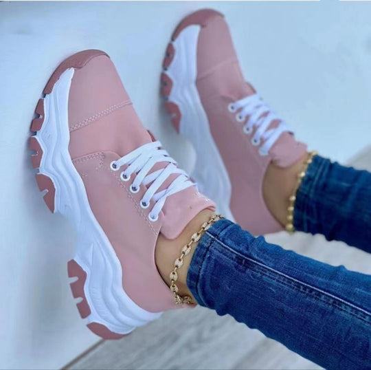 Baskets de Sport Femme à Plateforme Chic 9