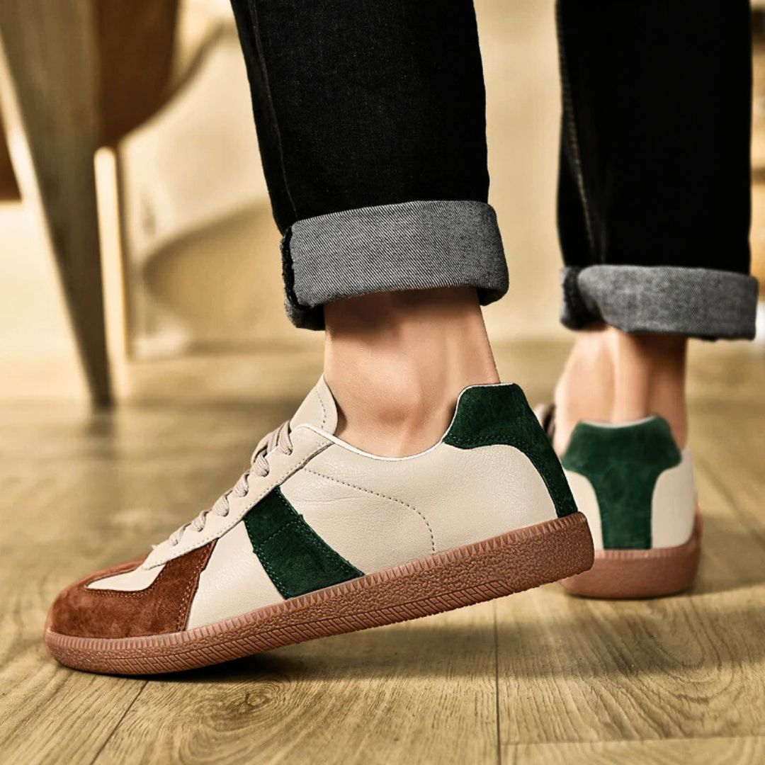 Baskets en Cuir et Suède pour Hommes au Style Moderne 4